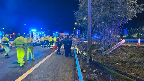 Imagen del accidente de tráfico Imagen del accidente de tráfico