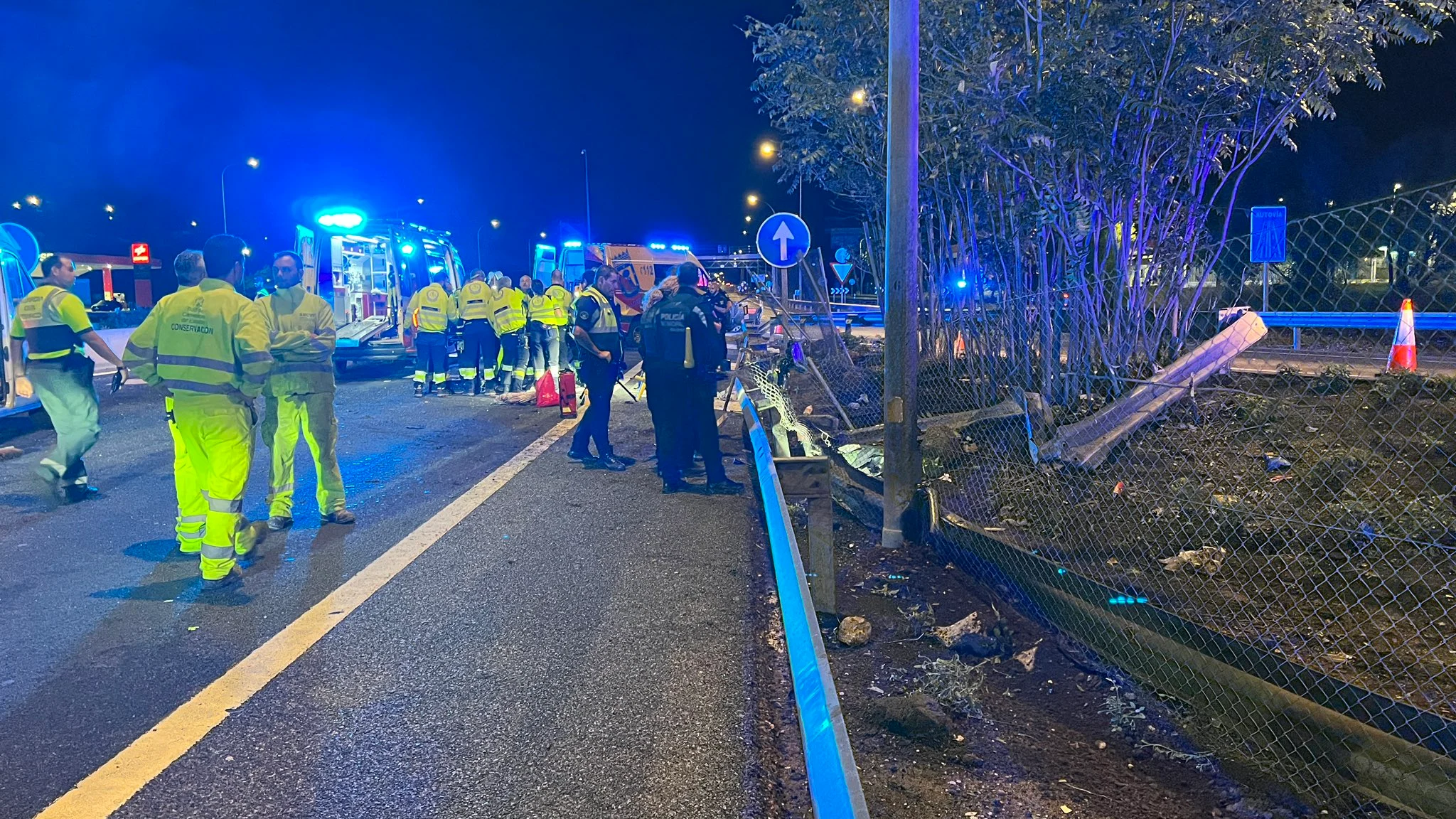 Imagen del accidente de tráfico Imagen del accidente de tráfico