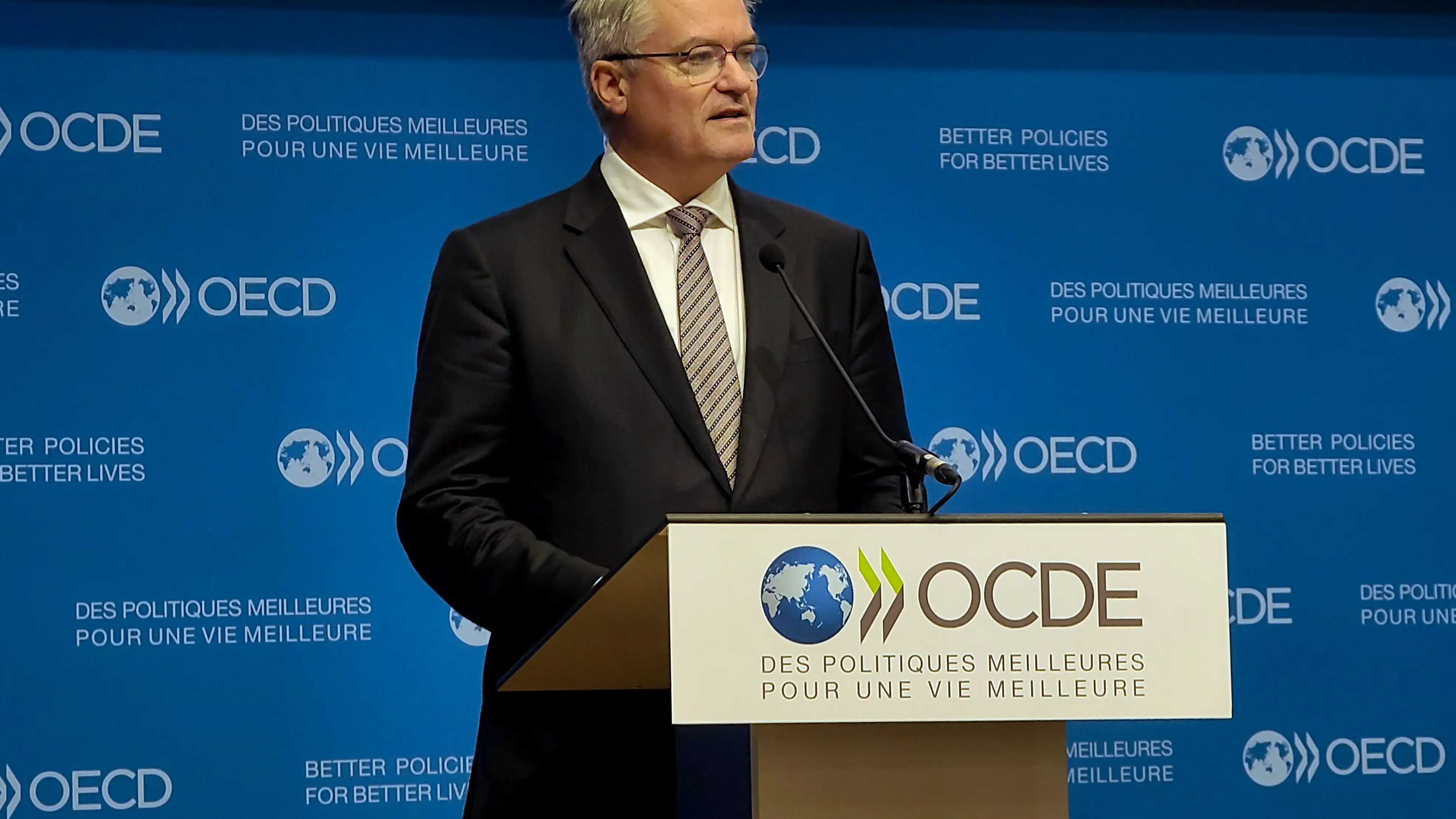 El secretario general de la OCDE, Mathias Cormann El secretario general de la OCDE, Mathias Cormann