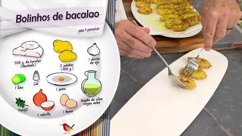 Ingredientes bolinhos de bacalao Ingredientes bolinhos de bacalao