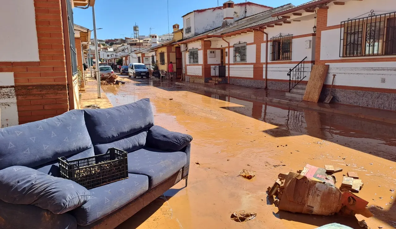 Inundaciones en Iniesta