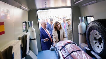La Comunidad de Madrid envía una ambulancia blindada a Ucrania para ayudar en la zona de guerra 
