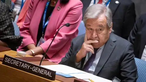 El secretario general de la OTAN, António Guterres El secretario general de la OTAN, António Guterres