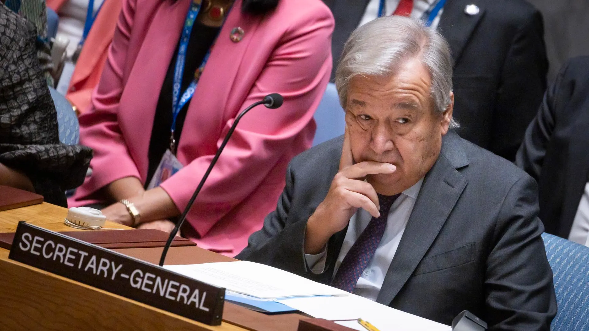 El secretario general de la OTAN, António Guterres El secretario general de la OTAN, António Guterres
