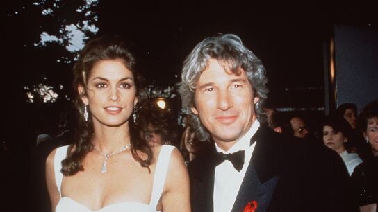 Cindy Crawford y Richard Gere en 1993