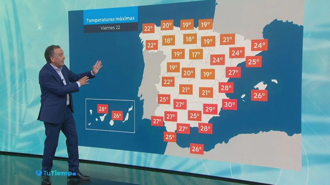 La previsión del tiempo de Roberto Brasero La previsión del tiempo de Roberto Brasero