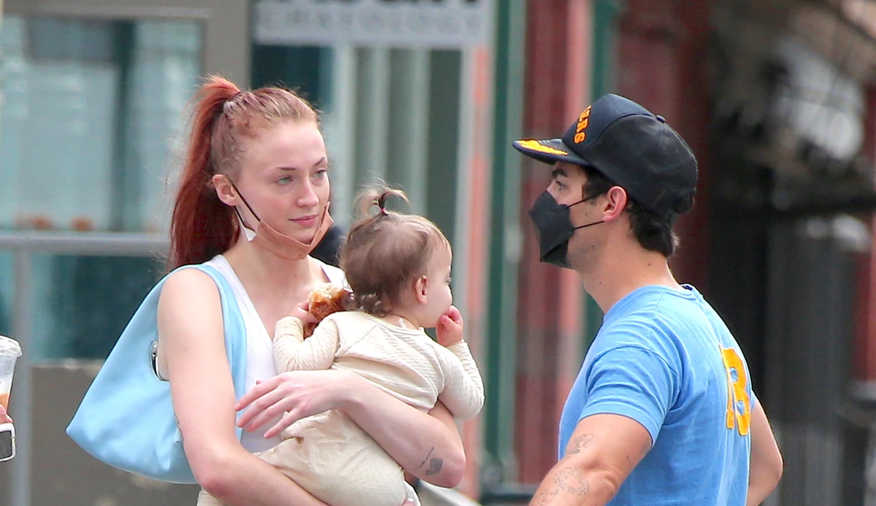 Sophie Turner con Joe Jonas y su hija Willa