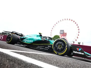 Fernando Alonso, en Suzuka con el Aston Martin Fernando Alonso, en Suzuka con el Aston Martin