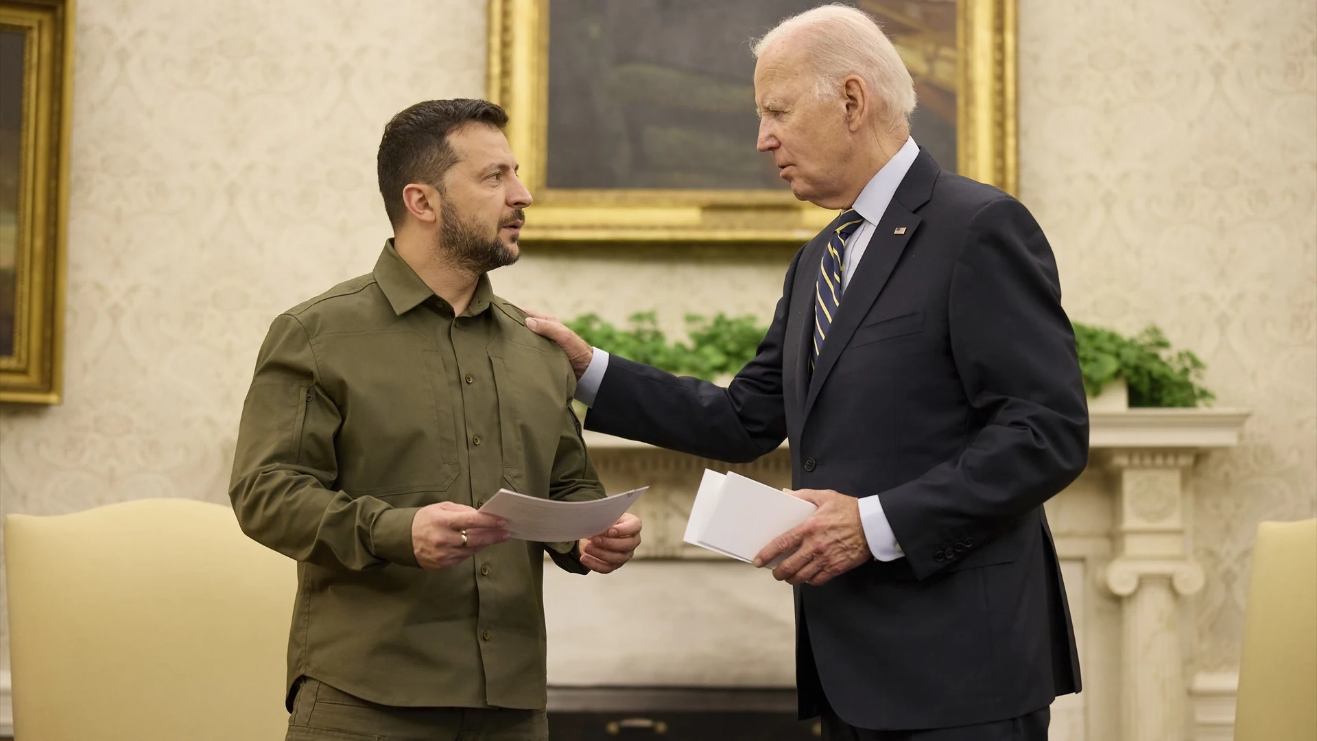 Reunión entre Biden y Zelenski en la Casa Blanca Reunión entre Biden y Zelenski en la Casa Blanca