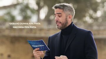 VÍDEO INÉDITO: Roberto Leal le propone un trabalenguas en gallego a Joaquín