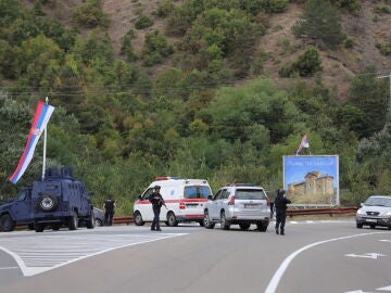 Imagen de la zona donde ha ocurrido el enfrentamiento en Kosovo