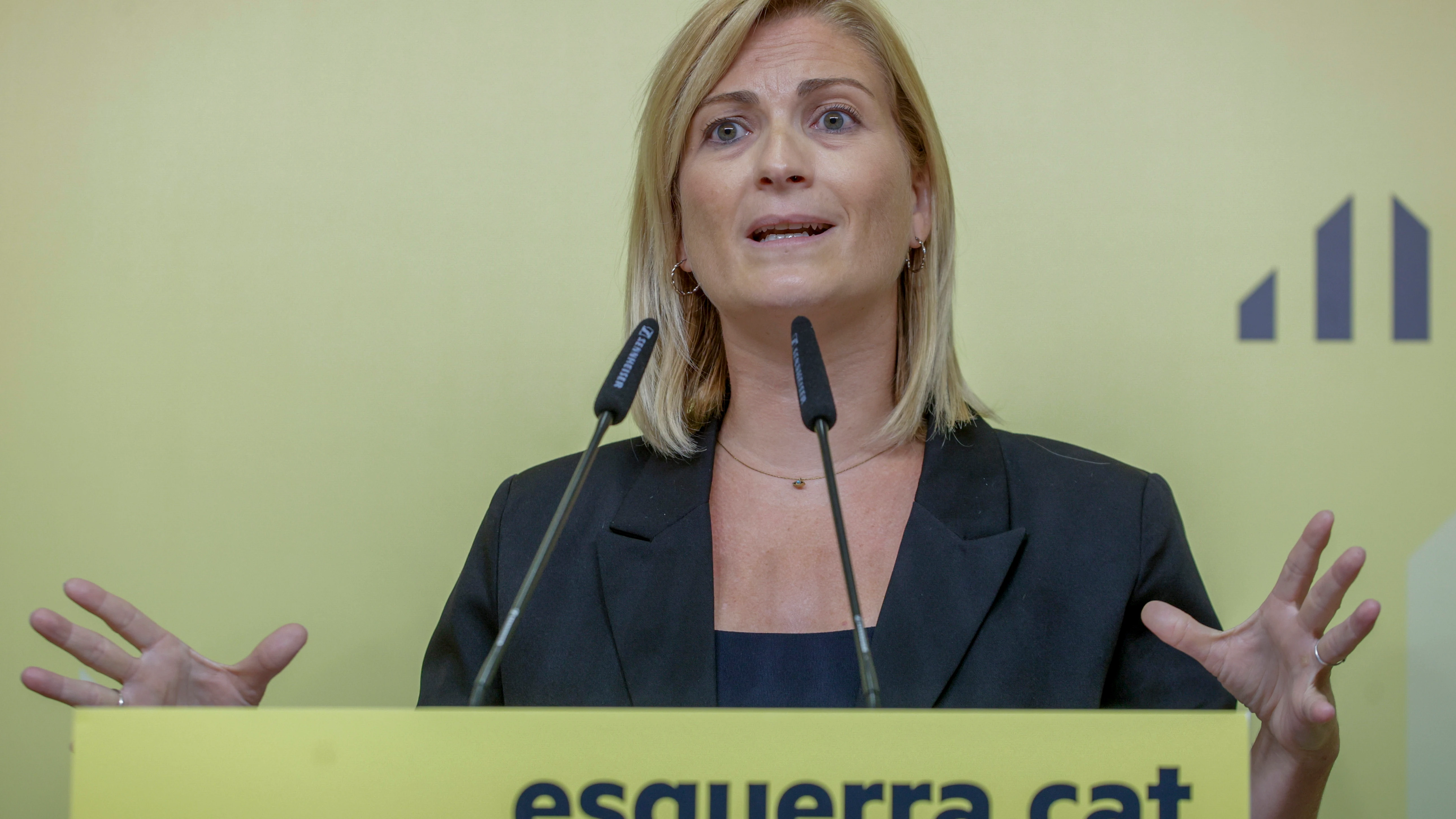 La portavoz de ERC, Raquel Sans La portavoz de ERC, Raquel Sans