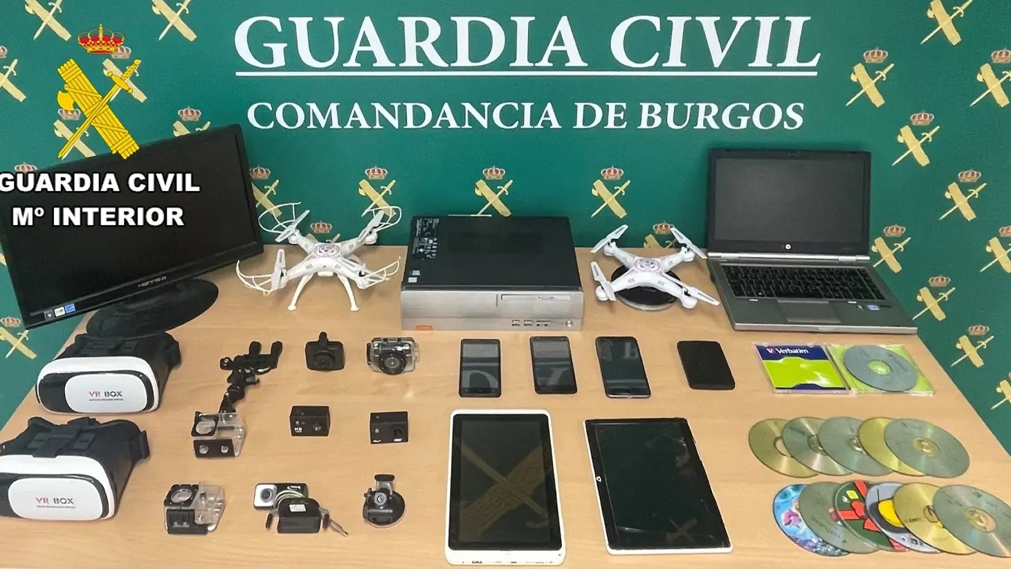 Cámaras intervenidas por los agentes Cámaras intervenidas por los agentes