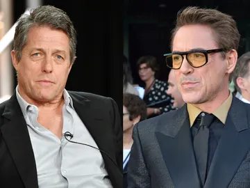 Hugh Grant y Robert Downey Jr. Hugh Grant y Robert Downey Jr.