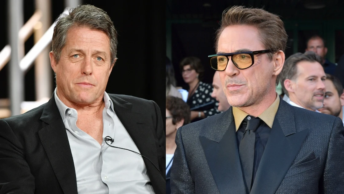 Hugh Grant y Robert Downey Jr. Hugh Grant y Robert Downey Jr.