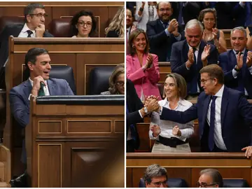 Pedro Sánchez y Alberto Núñez Feijóo Pedro Sánchez y Alberto Núñez Feijóo