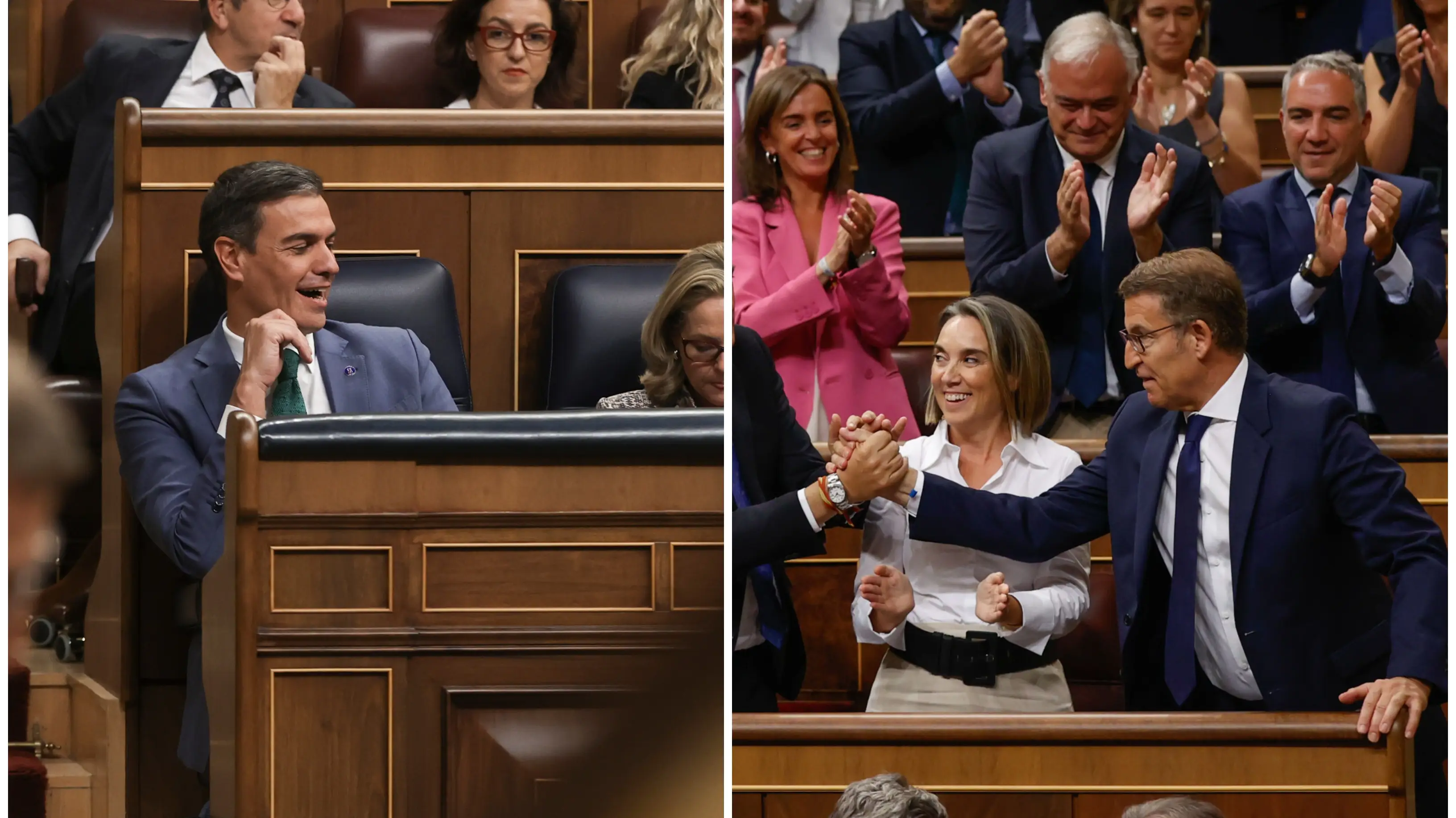 Pedro Sánchez y Alberto Núñez Feijóo Pedro Sánchez y Alberto Núñez Feijóo