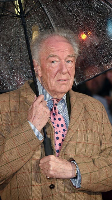Michael Gambon en una de sus últimas apariciones públicas