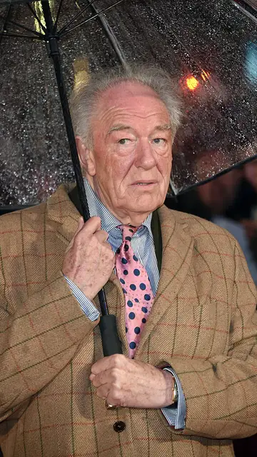 Michael Gambon en una de sus últimas apariciones públicas Michael Gambon en una de sus últimas apariciones públicas