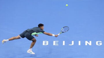 Carlos Alcaraz, en el ATP 500 de Pekín