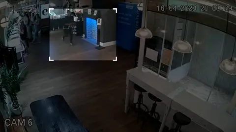 Imagen de la cámara de vigilancia Imagen de la cámara de vigilancia