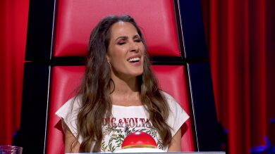Pablo López y Malú improvisan un momento único en La Voz cantando Ángel caído