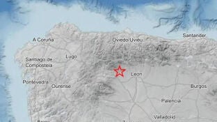 Imagen del terremoto registrado en Le&oacute;n