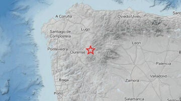 Imagen del terremoto en Ourense