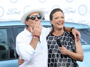 Antonio Banderas junto a María Casado Antonio Banderas junto a María Casado