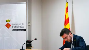 El presidente de la Generalitat de Cataluña, Pere Aragonès