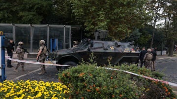 Imagen de la zona de la explosión en Ankara Imagen de la zona de la explosión en Ankara