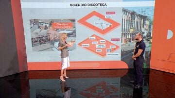 Incendio en una discoteca de Murcia