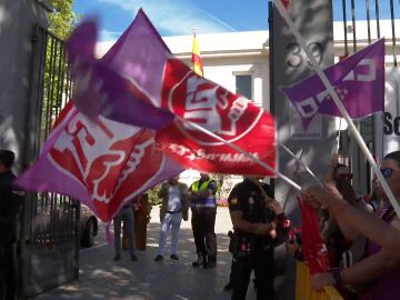 Huelga de los trabajadores externos del servicio telefónico de la Seguridad Social