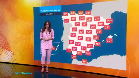 La previsión del tiempo de Mercedes Martín La previsión del tiempo de Mercedes Martín