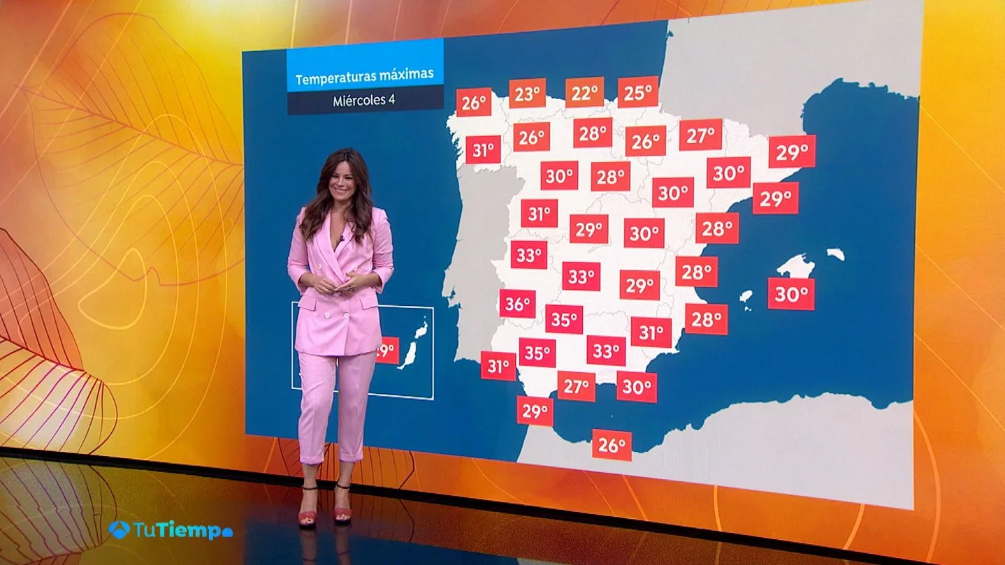 La previsión del tiempo de Mercedes Martín La previsión del tiempo de Mercedes Martín