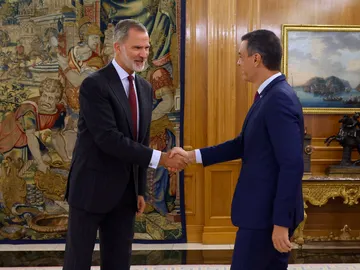 El rey y Pedro Sánchez El rey y Pedro Sánchez