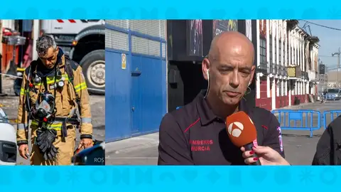 Esto es lo que se encontraron los bomberos en el incendio de Murcia.
