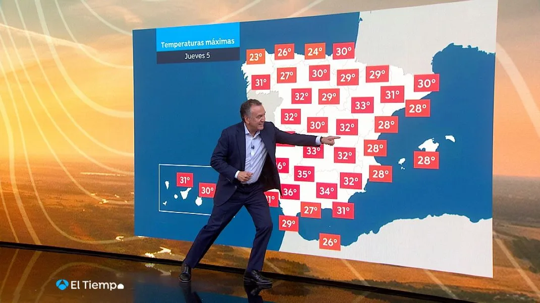 La previsión del tiempo de Roberto Brasero La previsión del tiempo de Roberto Brasero