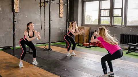 Entrenamiento con sentadillas Entrenamiento con sentadillas