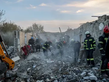 Zona del ataque en Kupiansk, región de Járkov Zona del ataque en Kupiansk, región de Járkov