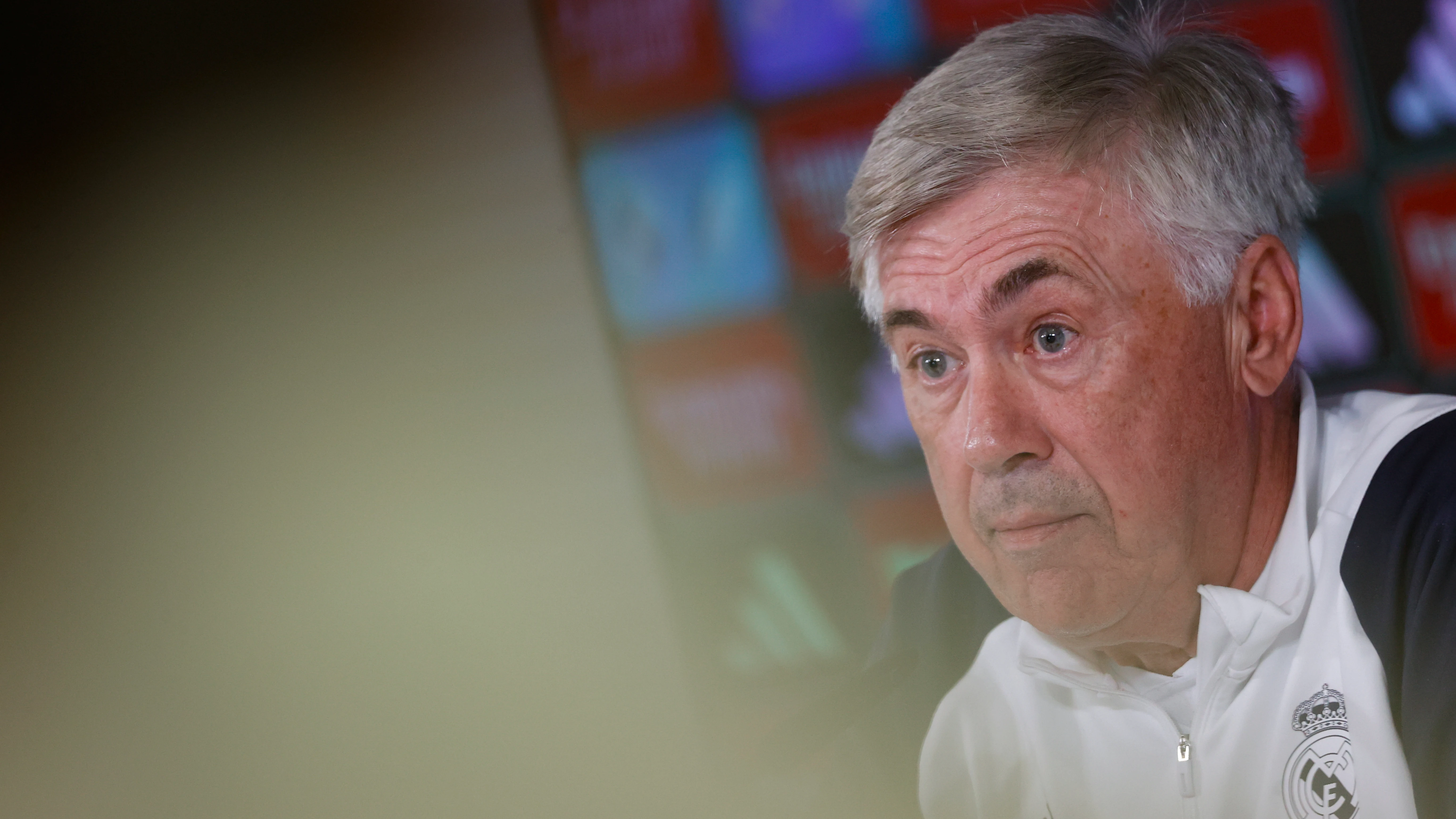 Carlo Ancelotti, en rueda de prensa