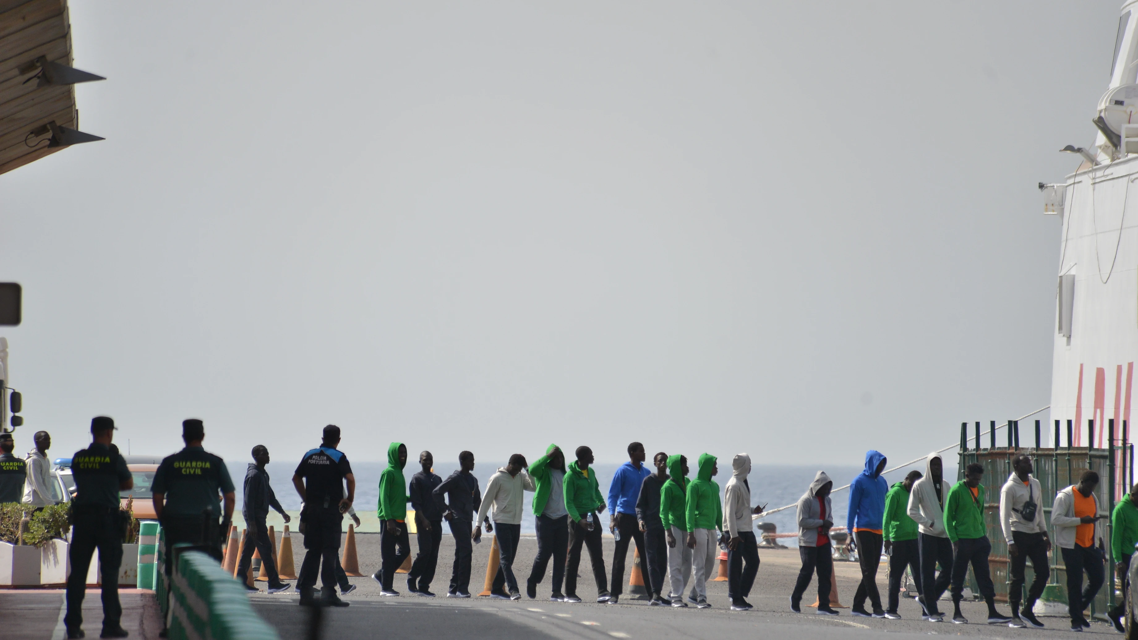 Inmigrantes llegando a El Hierro Inmigrantes llegando a El Hierro