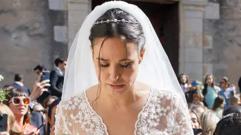 Carolina Monje el día de su boda Carolina Monje el día de su boda