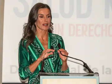 La Reina Letizia en el acto institucional del 'Día Mundial de la salud mental 2023' La Reina Letizia en el acto institucional del 'Día Mundial de la salud mental 2023'