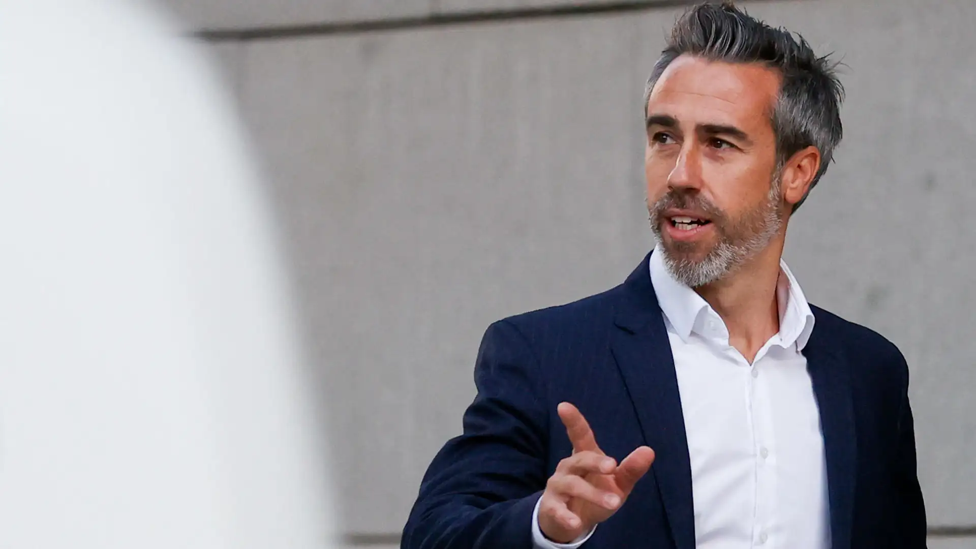 Jorge Vilda a su llegada a los juzgados Jorge Vilda a su llegada a los juzgados