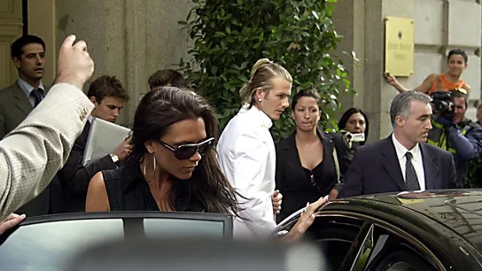 Victoria, David Beckham y Rebecca Loos Victoria, David Beckham y Rebecca Loos