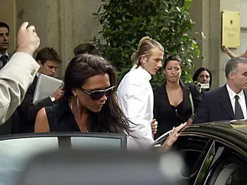 Victoria, David Beckham y Rebecca Loos Victoria, David Beckham y Rebecca Loos