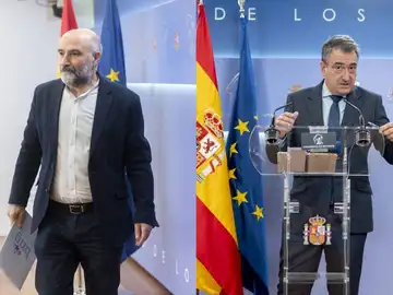 El diputado de BNG Néstor Rego (I) y el portavoz del PNV en el Congreso, Aitor Esteban El diputado de BNG Néstor Rego (I) y el portavoz del PNV en el Congreso, Aitor Esteban