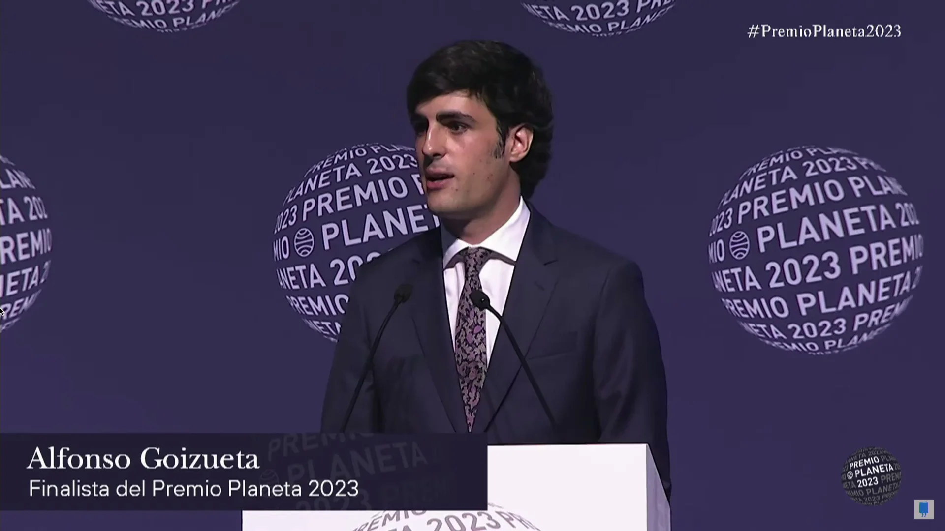 Alfonso Goizueta Alfaro, finalista del Premio Planeta 2023
