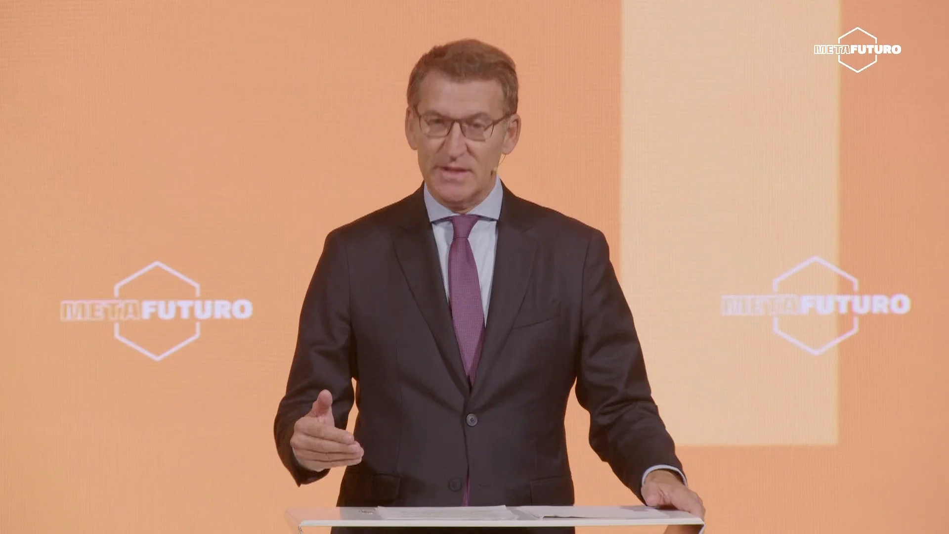 Alberto Núñez Feijóo en la segunda jornada de Metafuturo Antena 3 Noticias